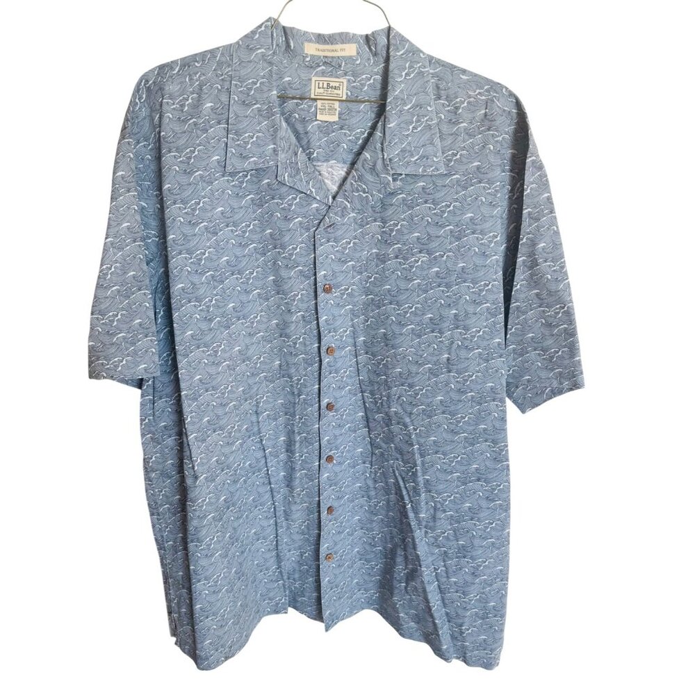L.L. Bean Lot of 4 Traditional Fit Short Sleeve Cotton Button Up Shirt XXLTall - Picture 4 of 15